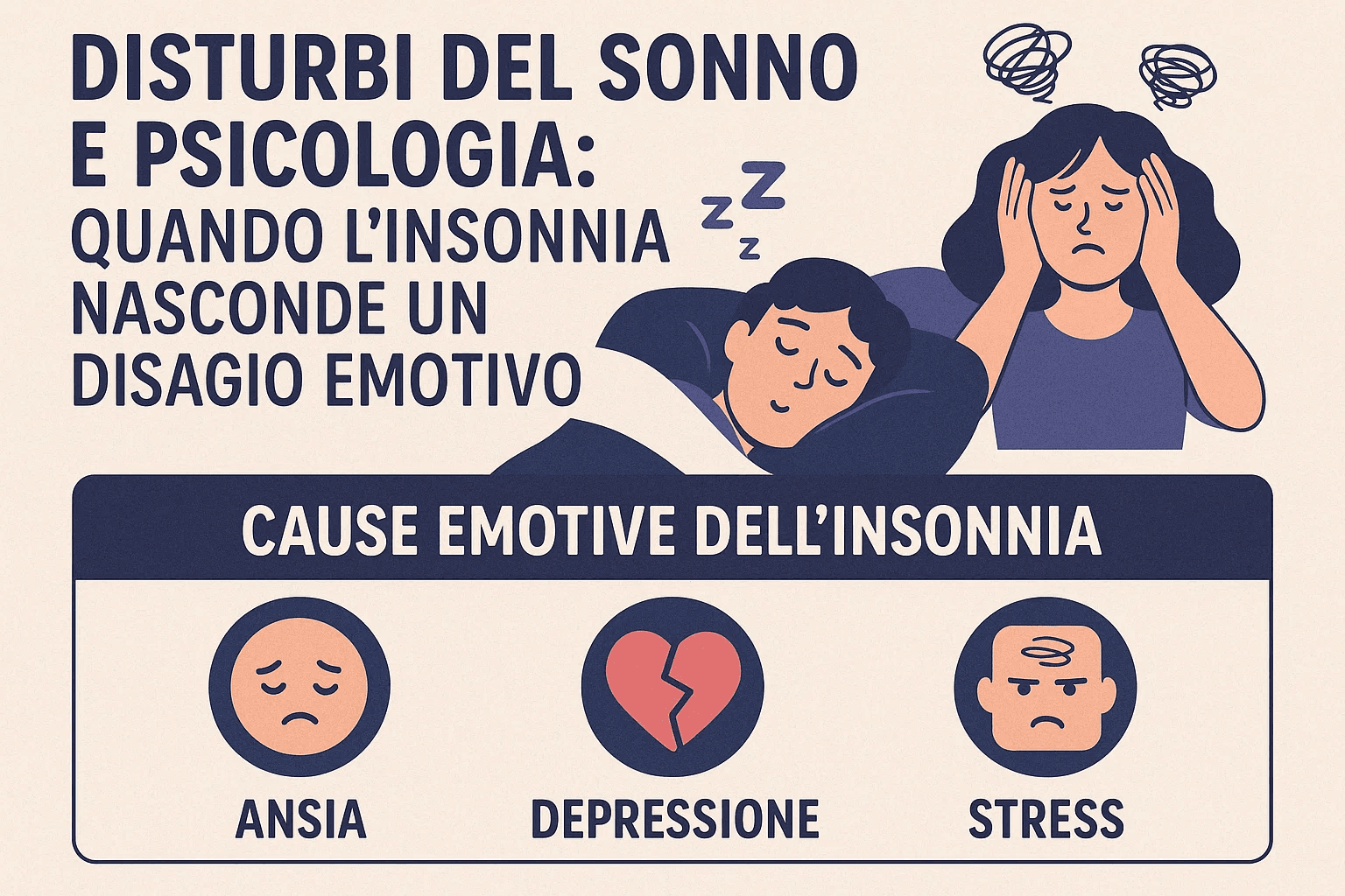 Disturbi del sonno e psicologia: quando l’insonnia nasconde un disagio emotivo