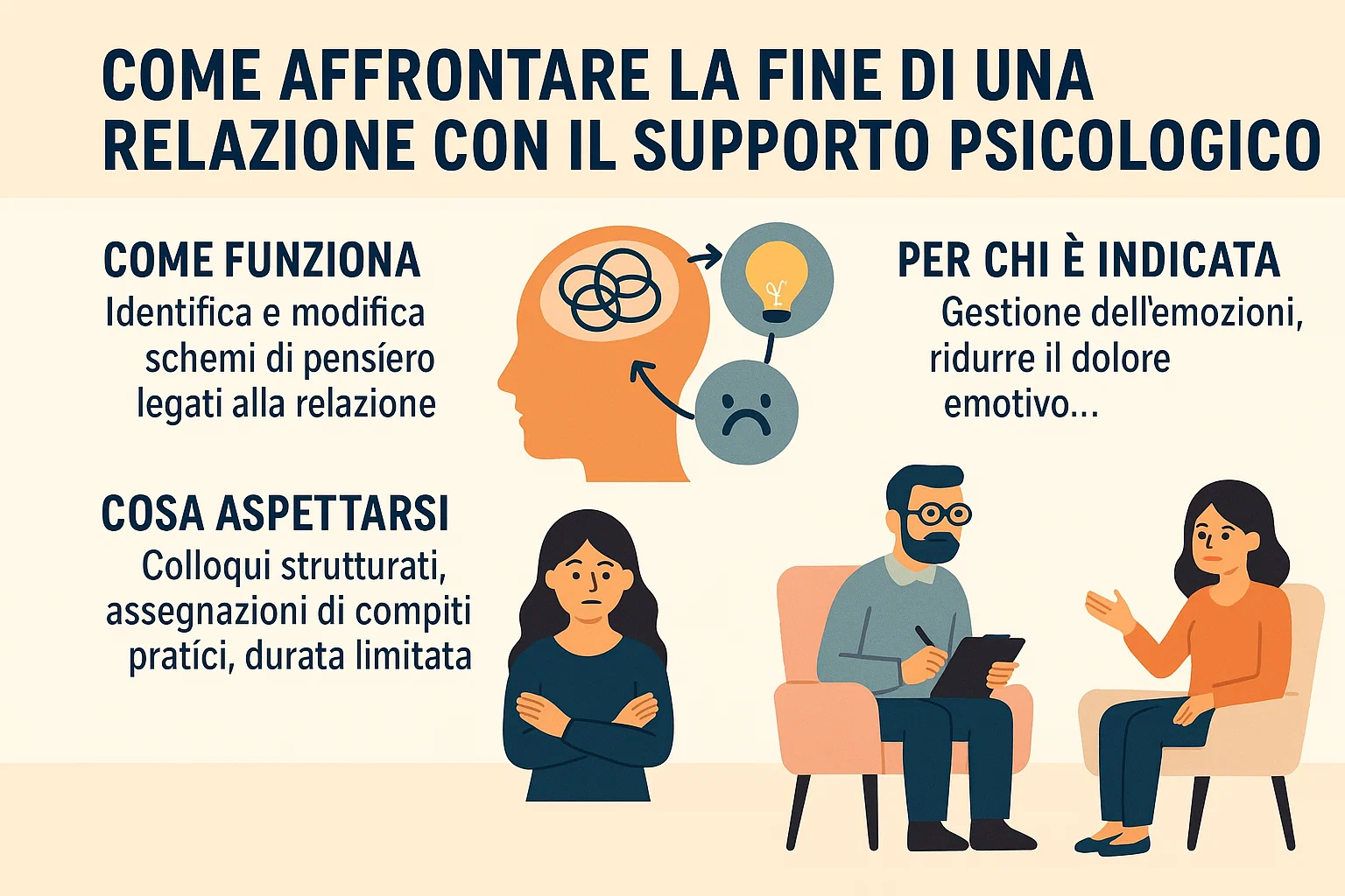 Come affrontare la fine di una relazione con il supporto psicologico