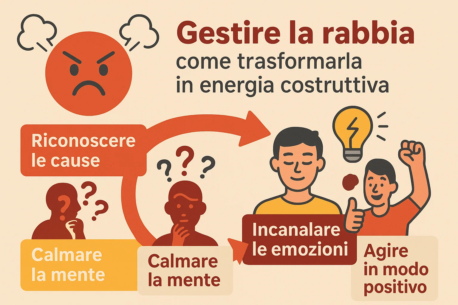 Gestire la rabbia: come trasformarla in energia costruttiva