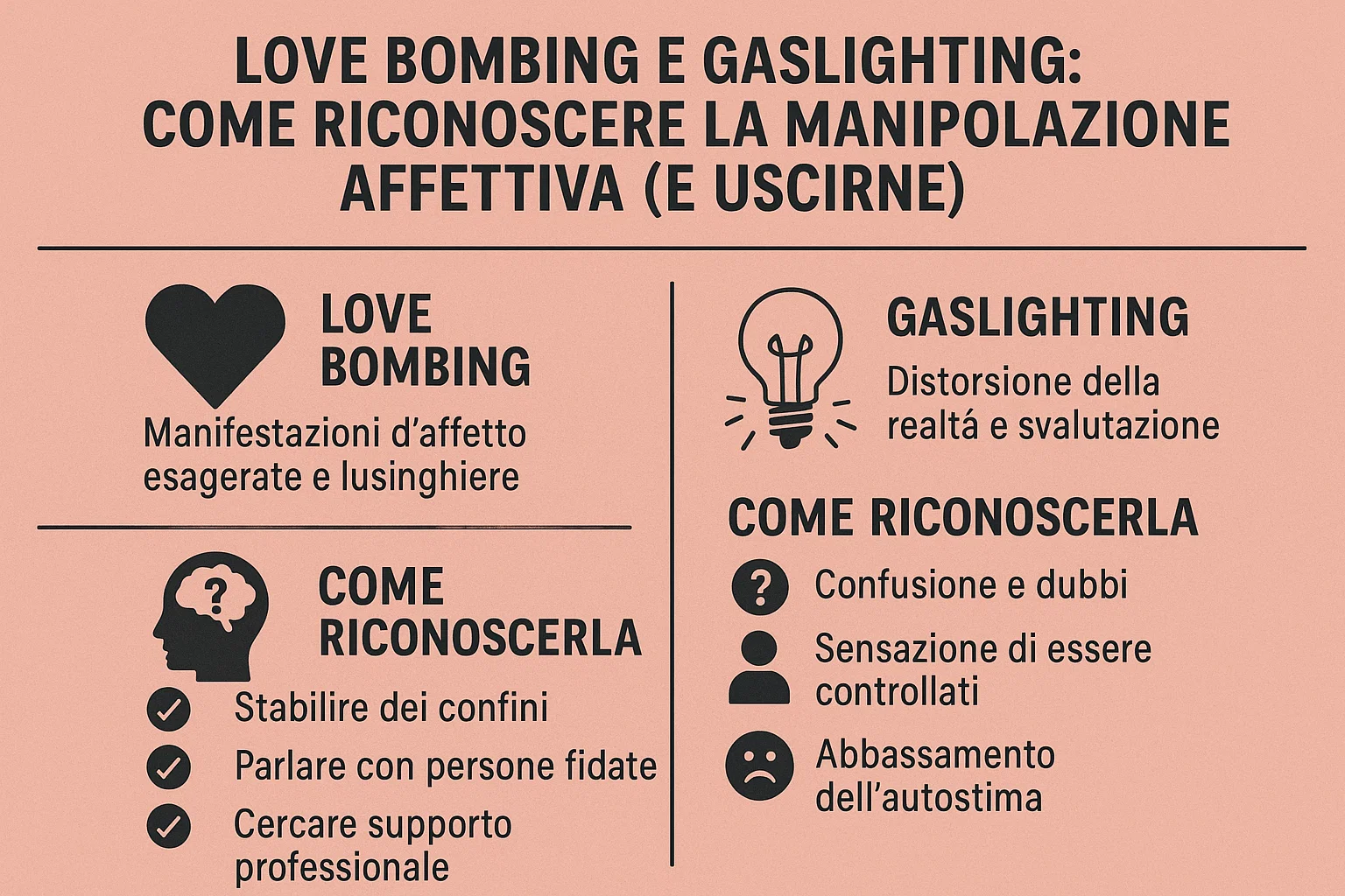 Love bombing e gaslighting: come riconoscere la manipolazione affettiva (e uscirne)